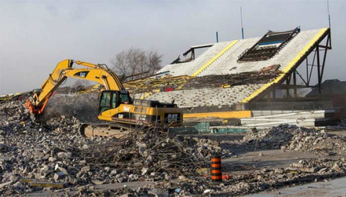 Dayton Stadium Demolition